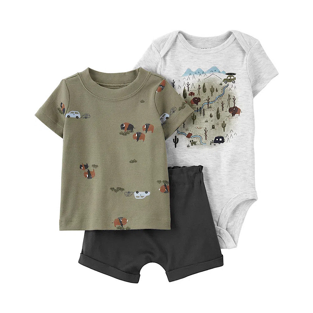 Conjunto Carter's con pañalero para bebito - JORHELITOS - JORHELITOS