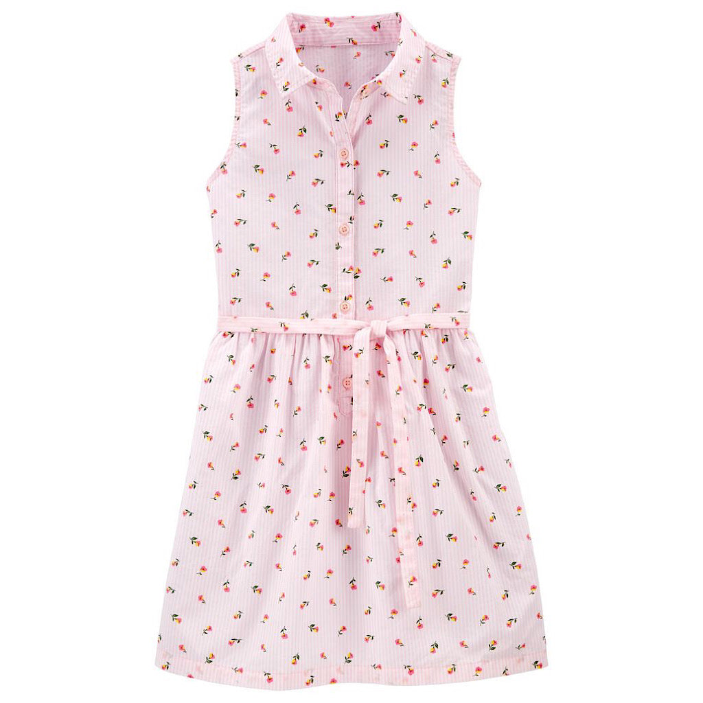 Vestido Carter’s rosa flores niña preescolar - JORHELITOS - JORHELITOS