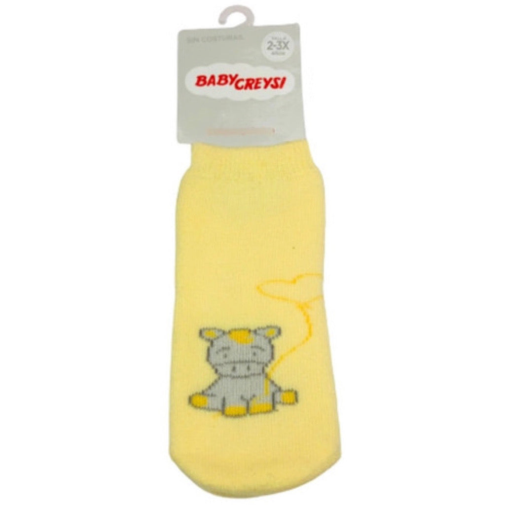 Par de calcetines Baby Creysi color amarillo unisex - JORHELITOS - JORHELITOS