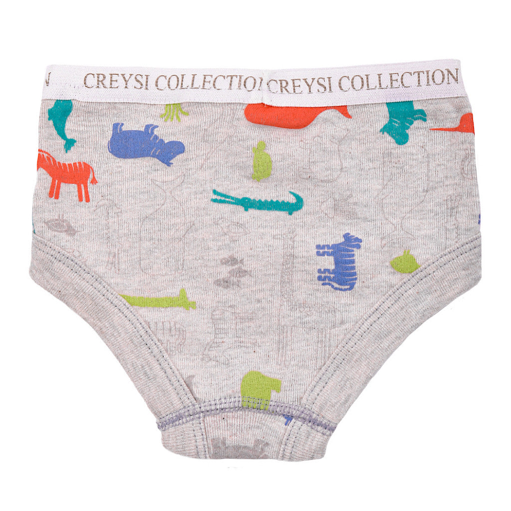 Trusa Baby Creysi gris animalitos para niño - JORHELITOS - JORHELITOS