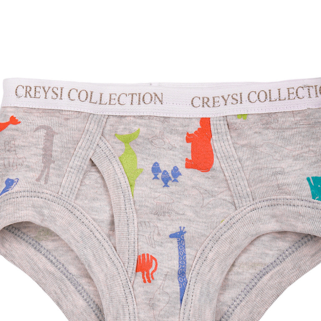 Trusa Baby Creysi gris animalitos para niño - JORHELITOS - JORHELITOS
