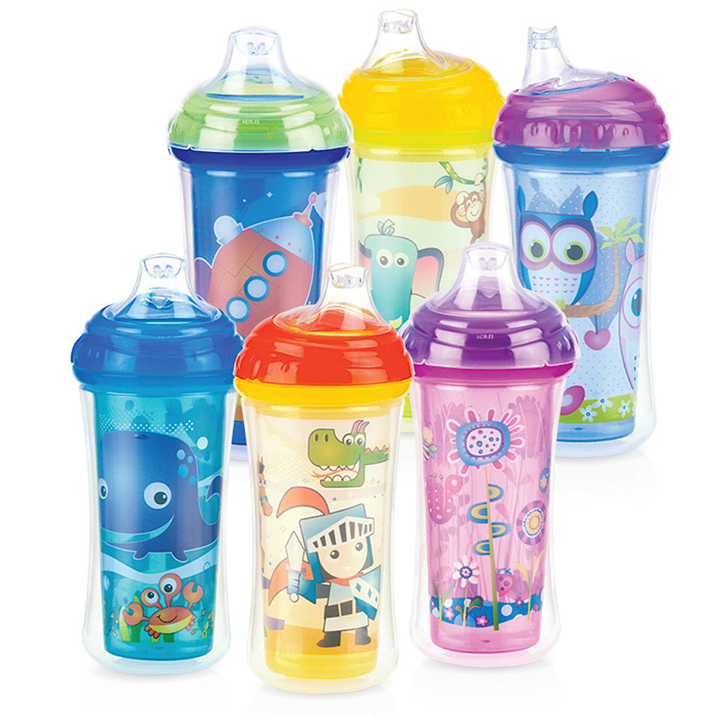 Vaso Nuby sipper antiderrames térmico - JORHELITOS - JORHELITOS