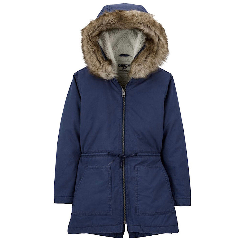 Chamarra Oshkosh con capucha de sherpa niña - JORHELITOS - JORHELITOS