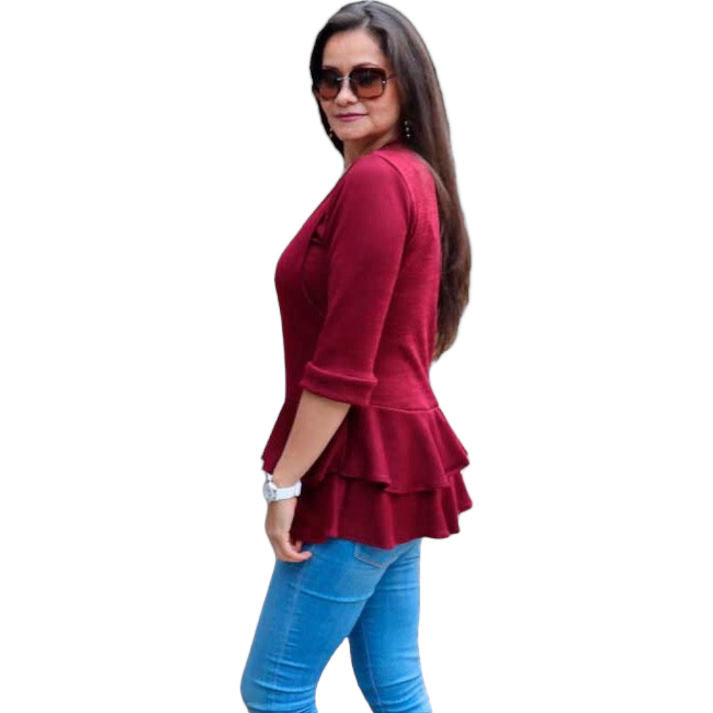 Blusa para lactancia y embarazo Miranda - JORHELITOS - JORHELITOS