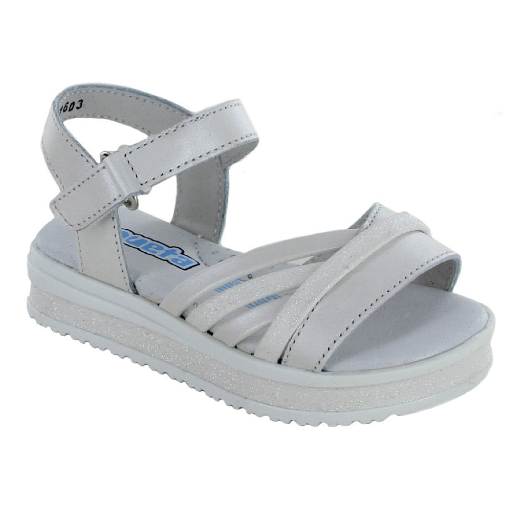 Sandalia blanca con velcro niña Coqueta - JORHELITOS - JORHELITOS