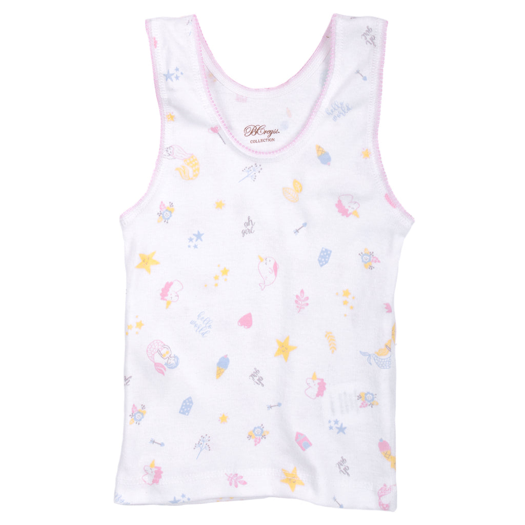 Camiseta Baby Creysi blanca sirenita para niña - JORHELITOS - JORHELITOS