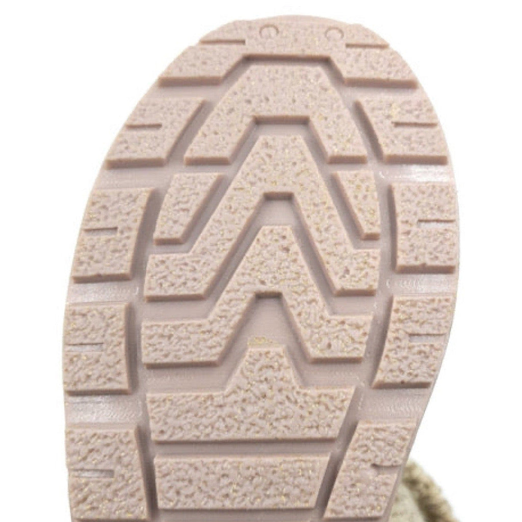 Bota color rosa tejida para niña Coqueta - JORHELITOS - JORHELITOS
