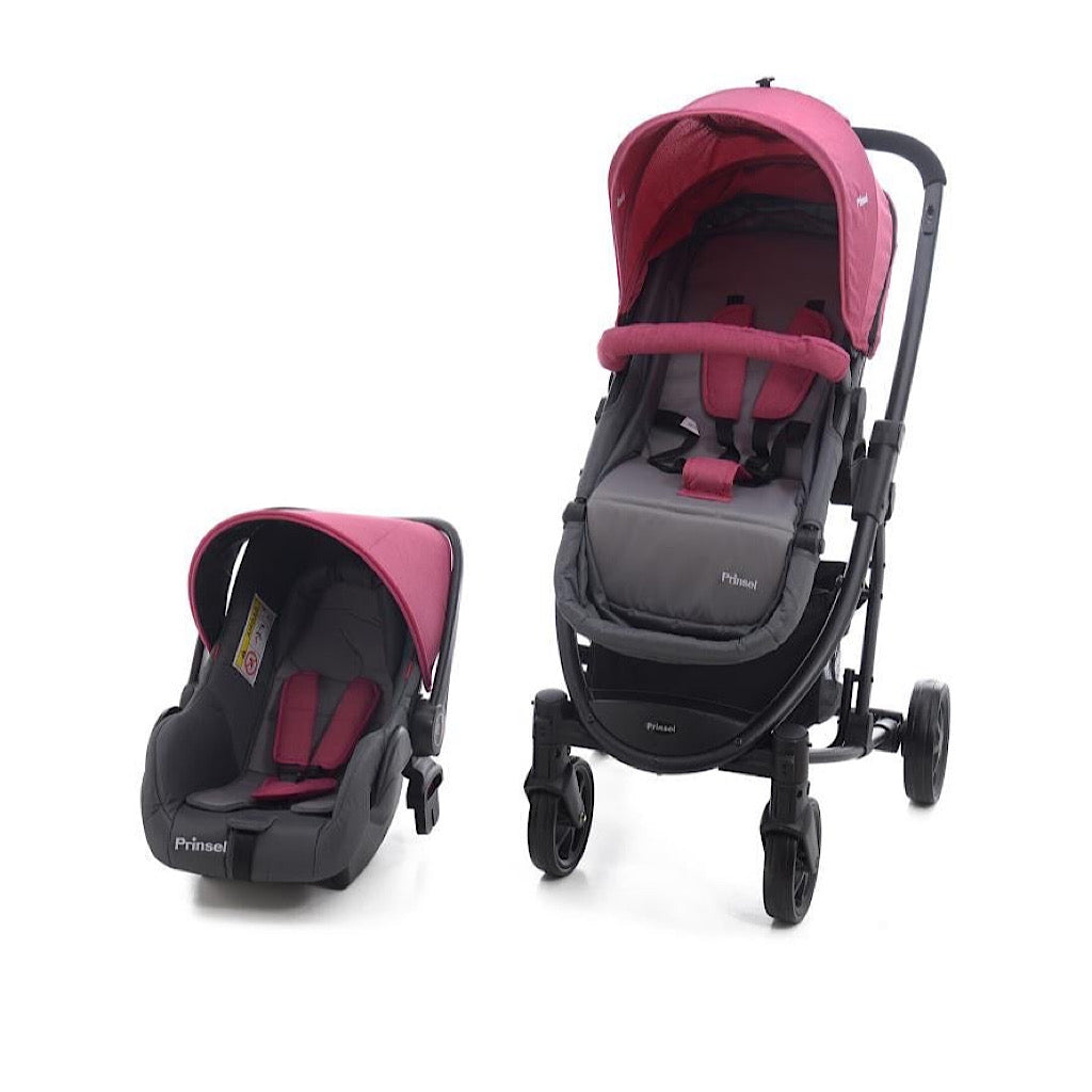 Carriola Prinsel prima ts portabebé rosa - JORHELITOS - JORHELITOS