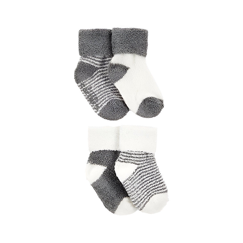 Set de 4 calcetines Carter’s grises para bebito - JORHELITOS - JORHELITOS