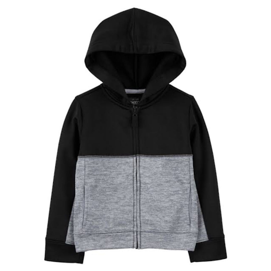 Chamarra OSHKOSH negro con gris para niño - JORHELITOS - JORHELITOS