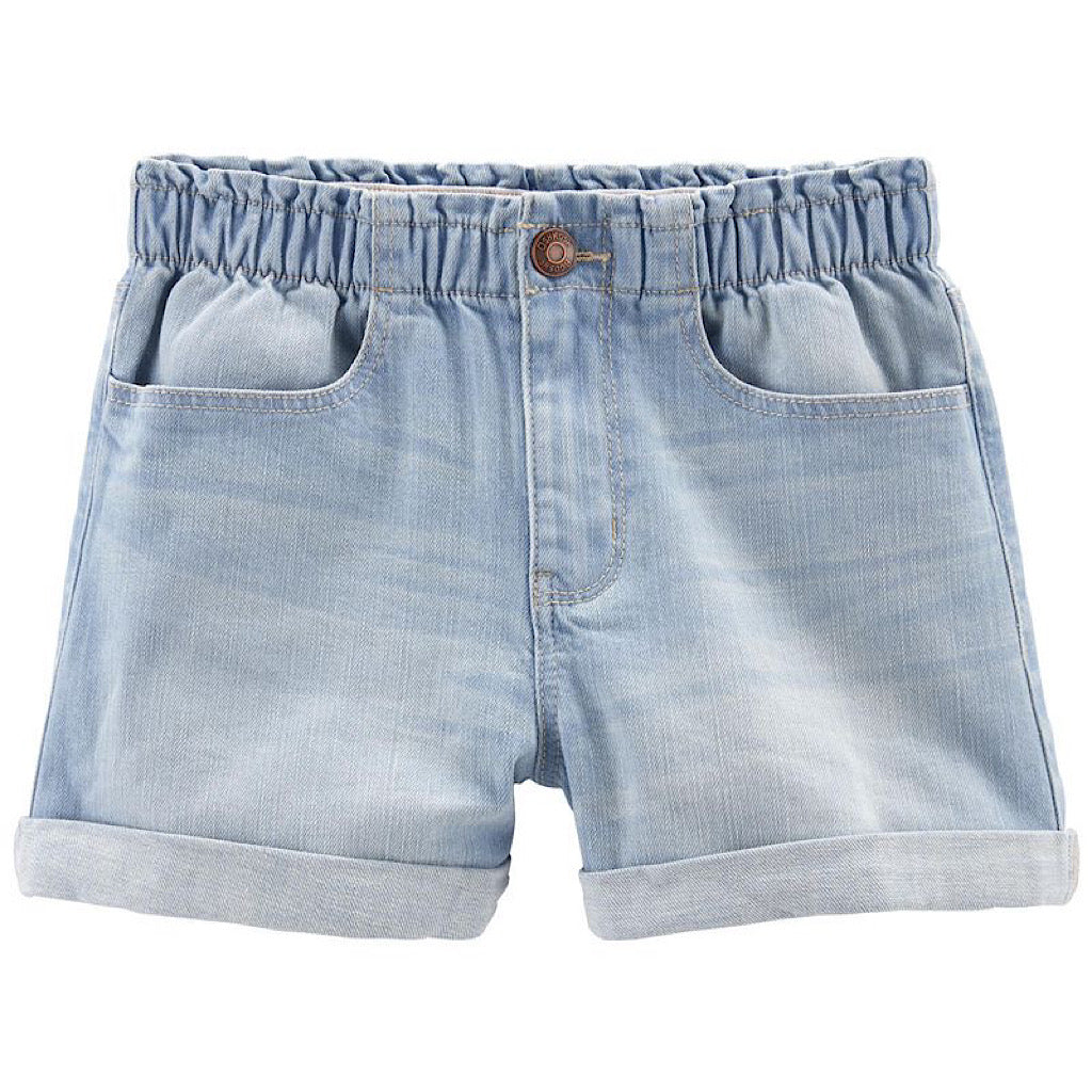 Short Oshkosh mezclilla claro para niña - JORHELITOS - JORHELITOS