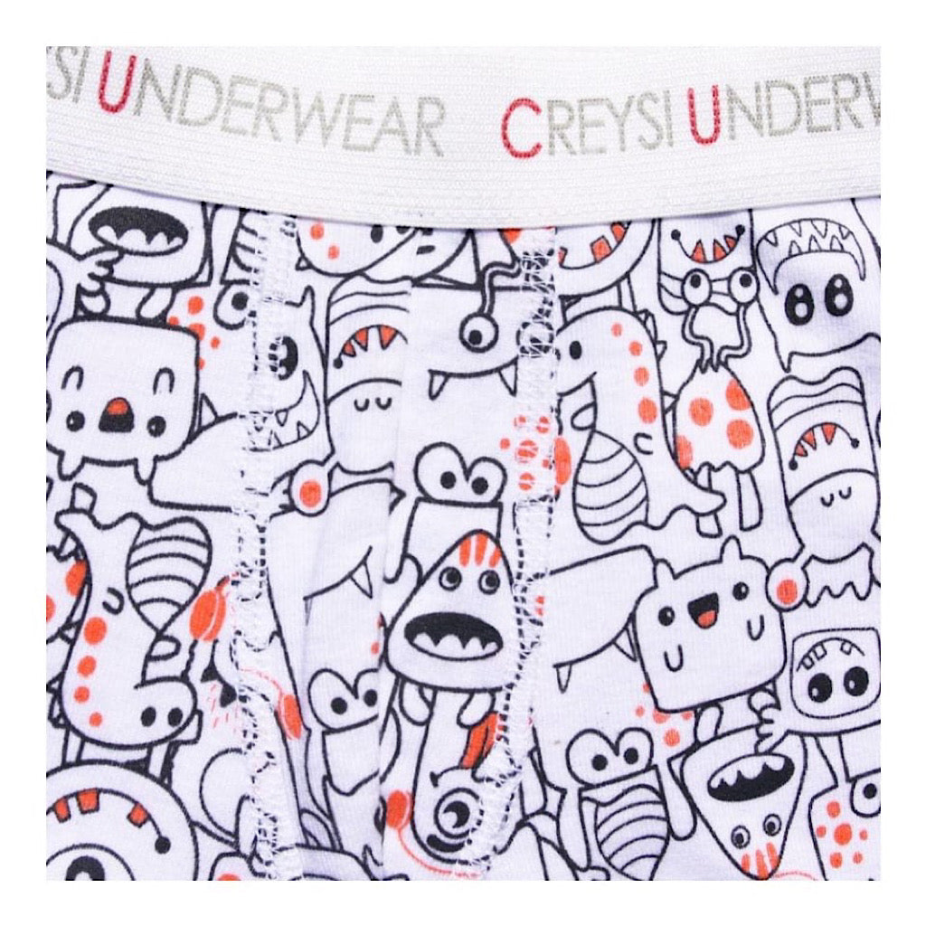 Bóxer Brief Baby Creysi estampado blanco - JORHELITOS - JORHELITOS