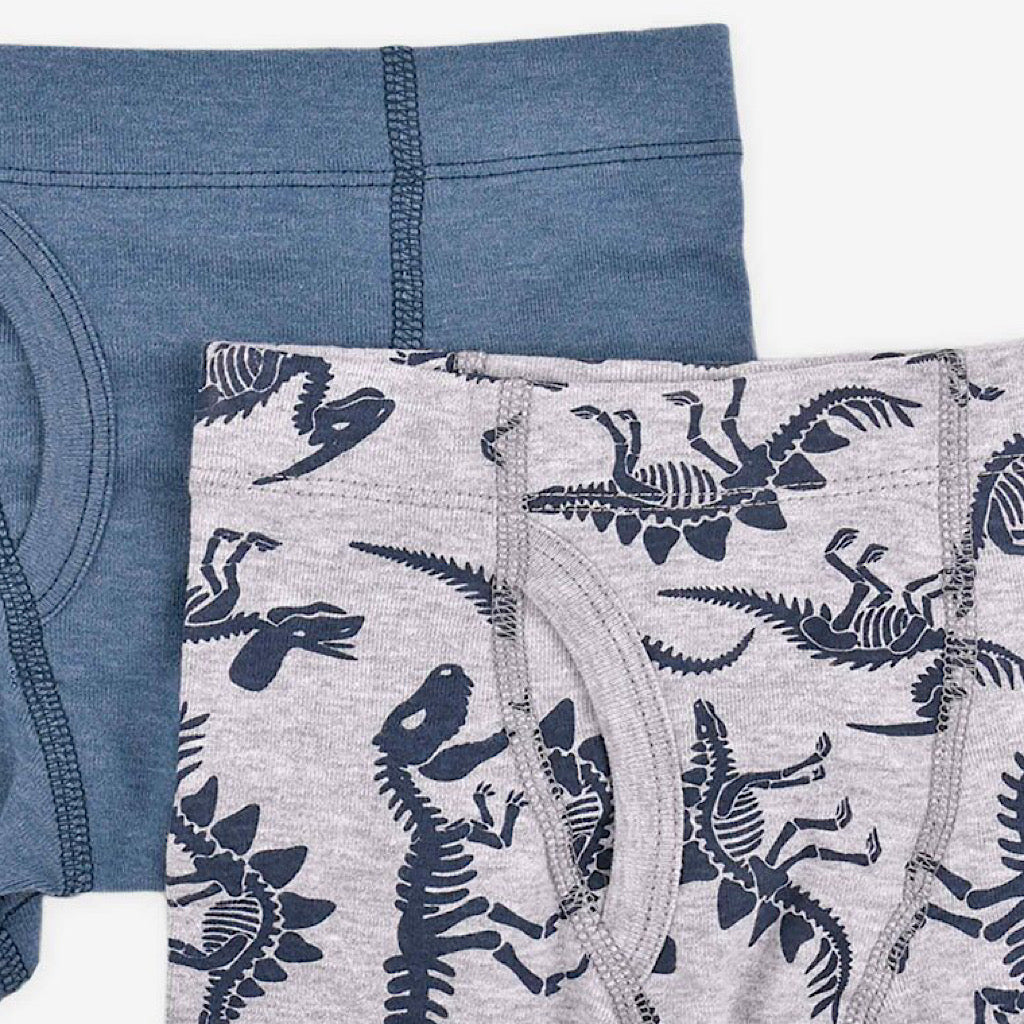 Set 2 bóxers Baby Creysi gris dinosaurios niño - JORHELITOS - JORHELITOS