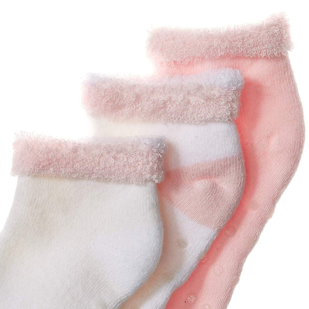 Set de 3 piezas Baby Creysi blanco rosa para niña - JORHELITOS - JORHELITOS