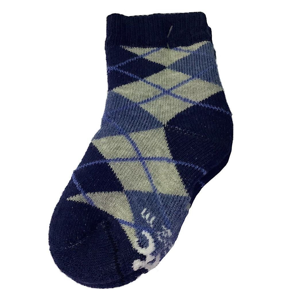 Par calcetines Baby Creysi rombos azul - JORHELITOS - JORHELITOS