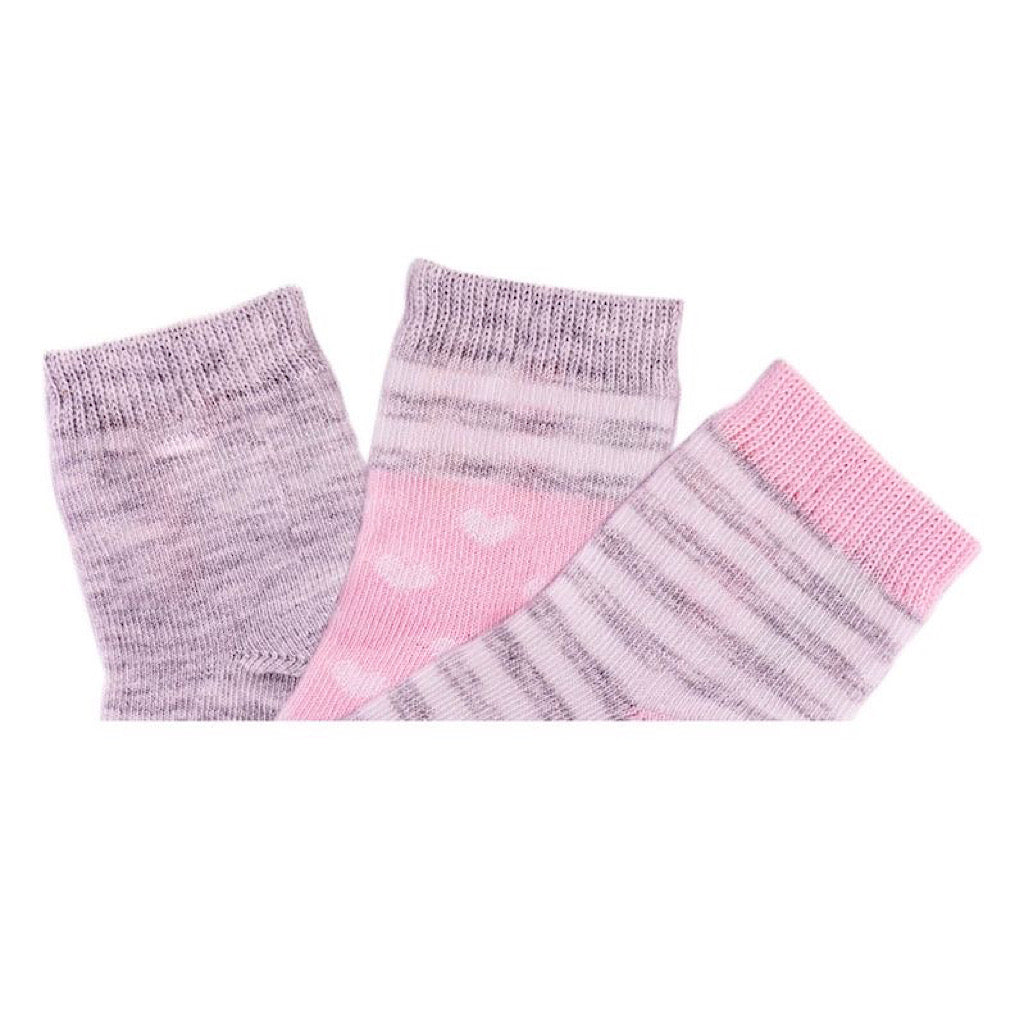 Set 3 pares calcetines multicolor  Baby Creysi para bebita - JORHELITOS - JORHELITOS