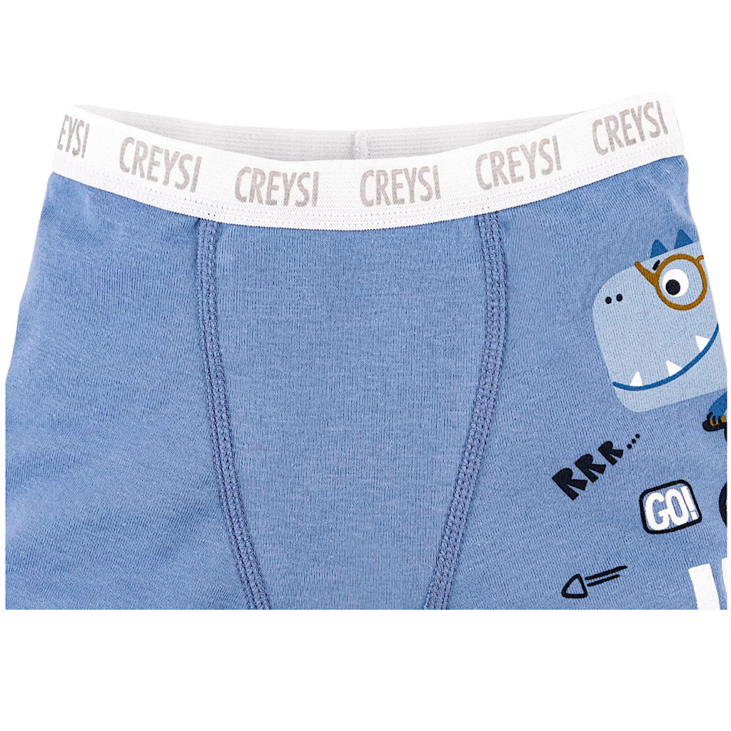 Boxer Baby Creysi azul dinosaurio para niño - JORHELITOS - JORHELITOS
