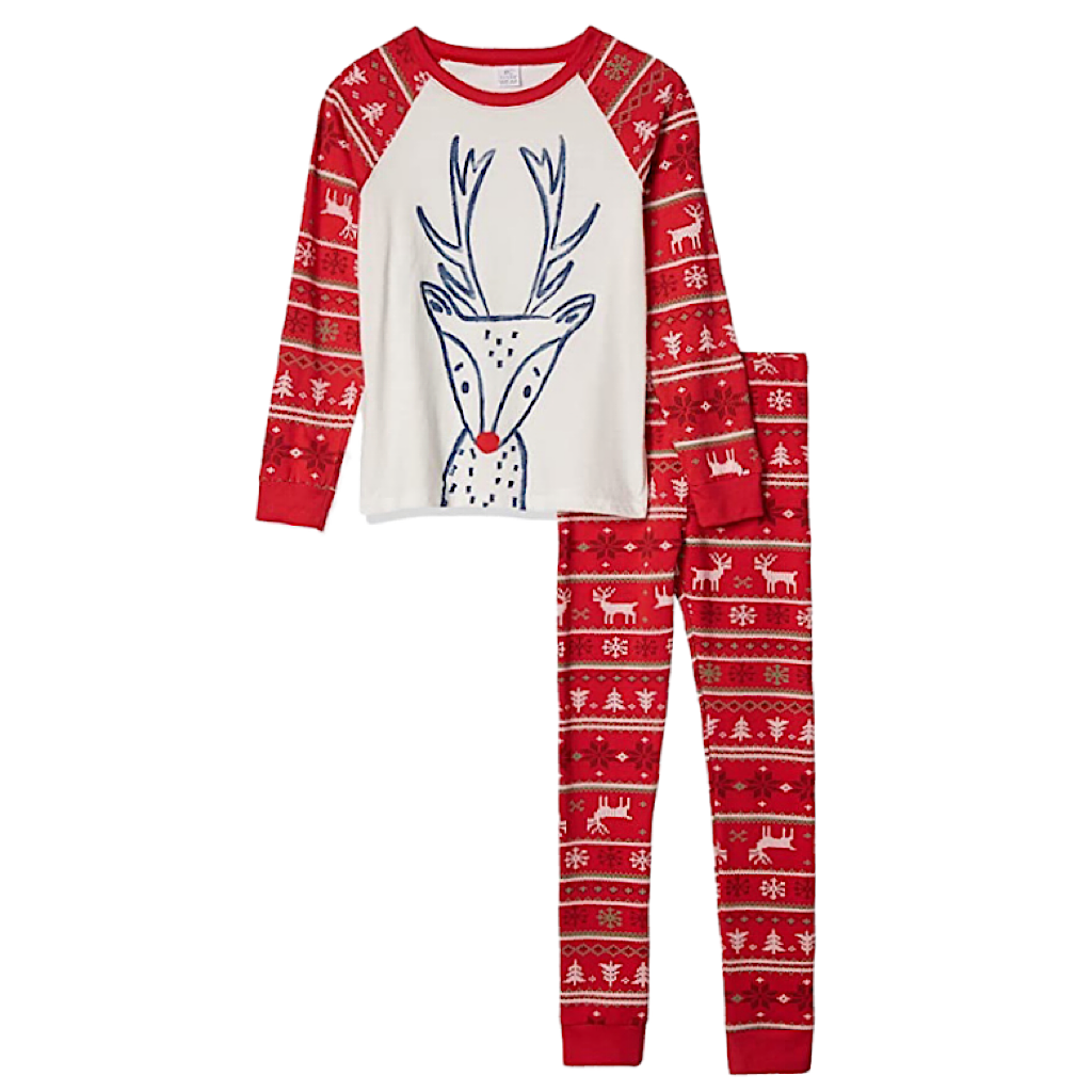 Pijama Baby Creysi roja reno - JORHELITOS - JORHELITOS