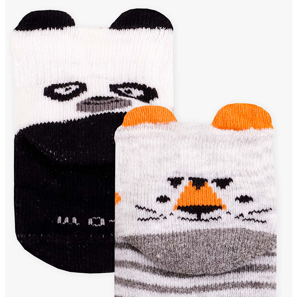 Set 2 pares de tines Baby Creysi panda y tigre - JORHELITOS - JORHELITOS