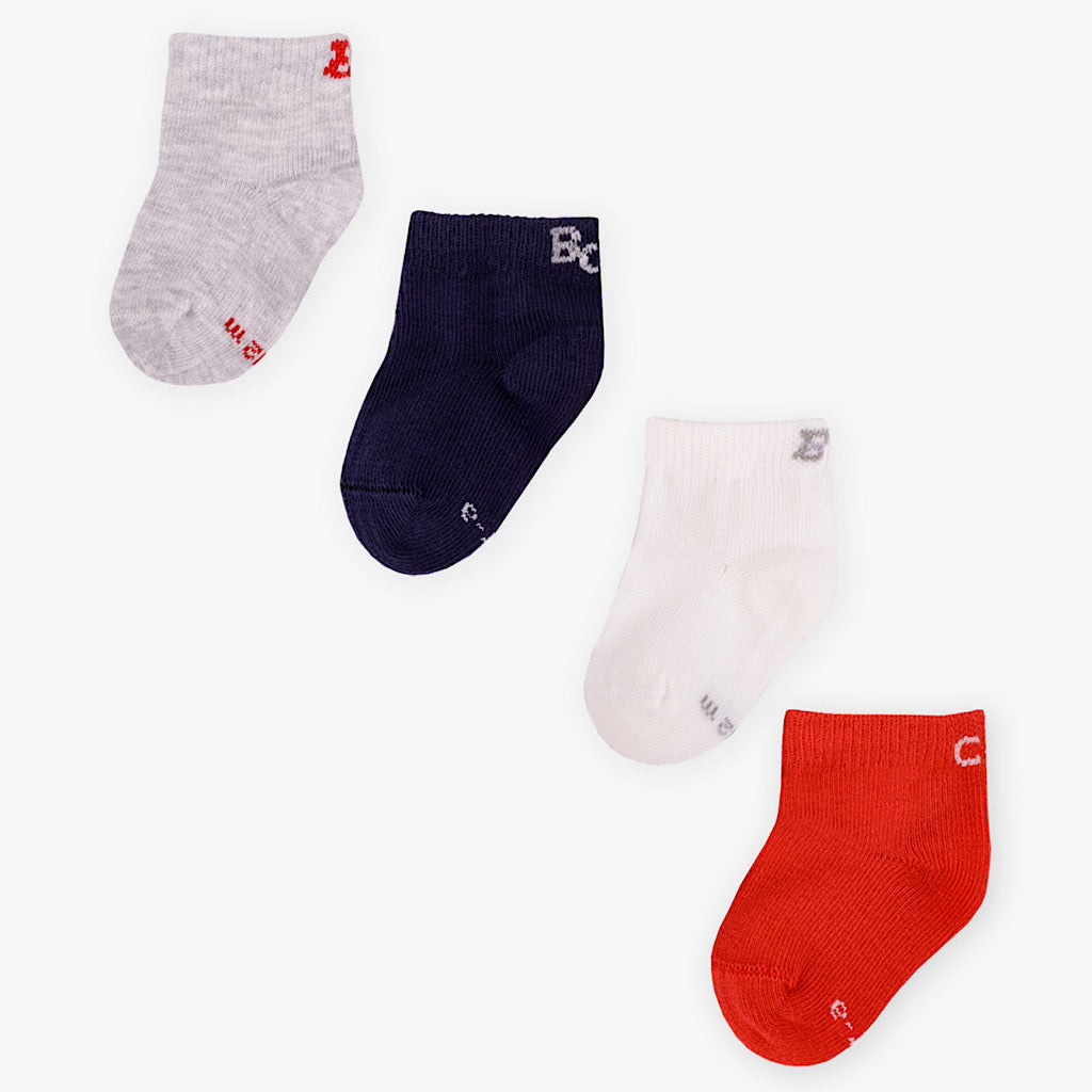 Set 4 pares de tines Baby Creysi multicolor - JORHELITOS - JORHELITOS
