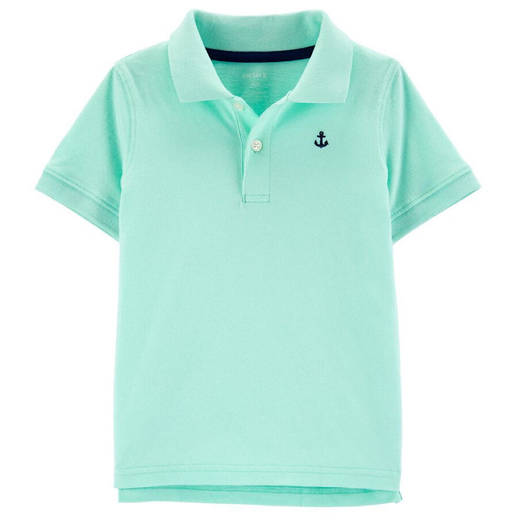 Playera Carter’s tipo polo menta para niño - JORHELITOS - JORHELITOS
