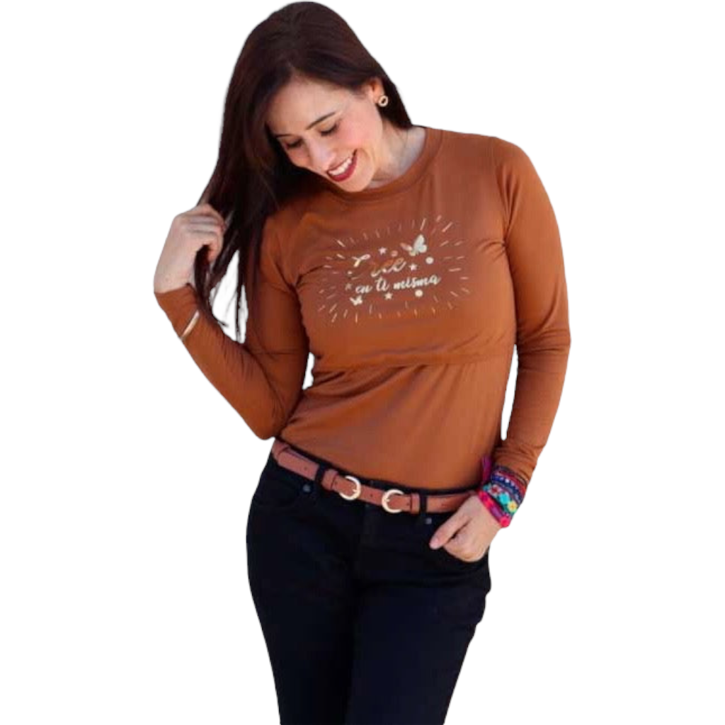 Blusa para lactancia y embarazo Marijo - JORHELITOS - JORHELITOS