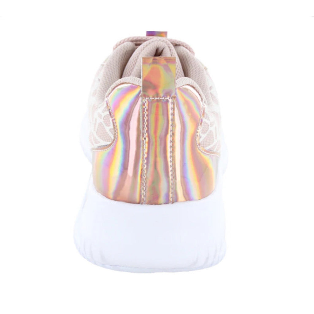 Tenis beige con rosa para niña Coqueta - JORHELITOS - JORHELITOS
