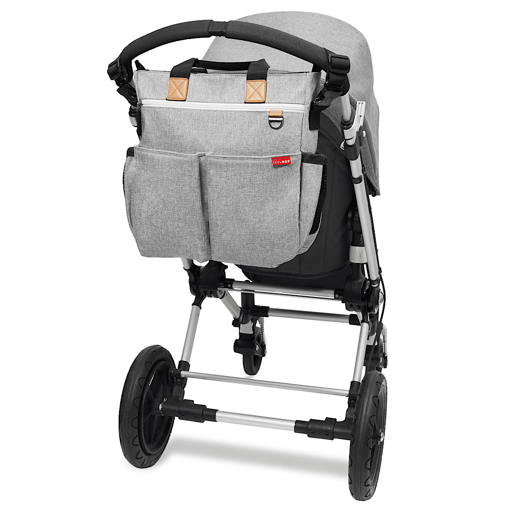 Mochila pañalera Skip Hop duo color gris - JORHELITOS - JORHELITOS