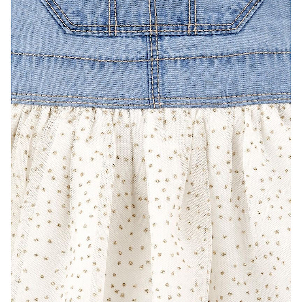Vestido Oshkosh de mezclilla tutu para bebita - JORHELITOS - JORHELITOS