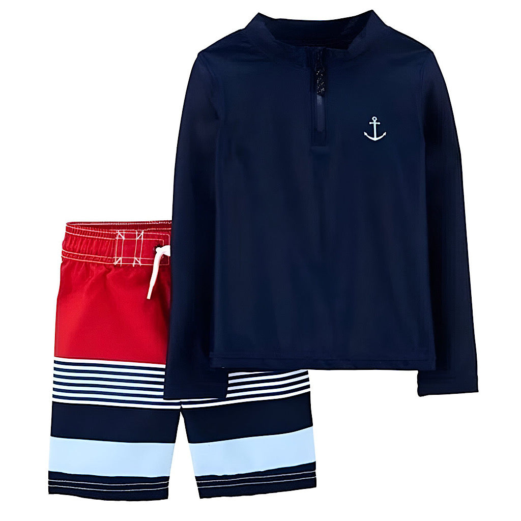 Traje de baño Carter’s diseño ancla niño preescolar - JORHELITOS - JORHELITOS
