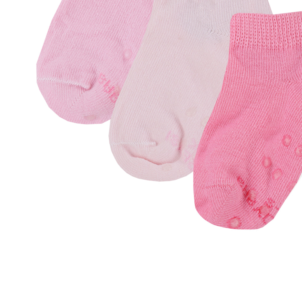 Set 3 pares tines Baby Creysi  rosa para niña - JORHELITOS - JORHELITOS