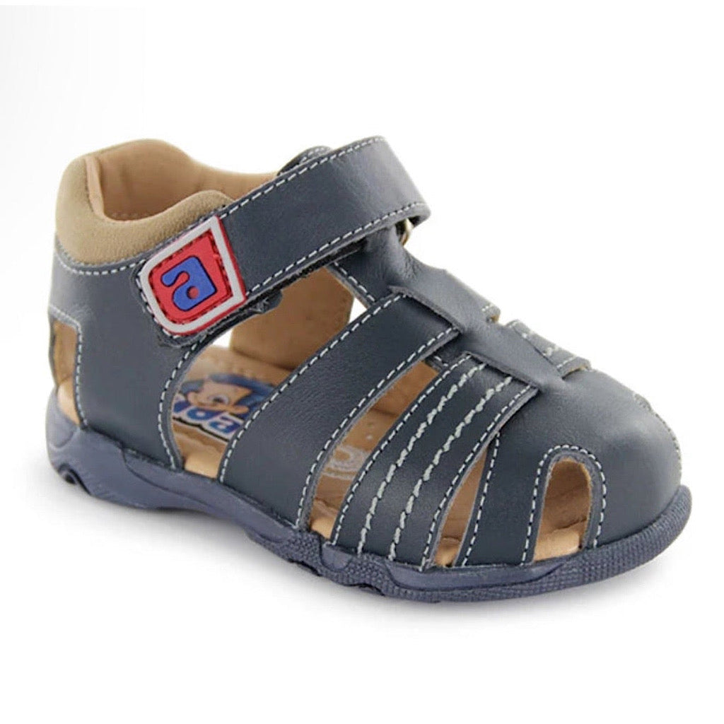 Huarache color azul marino para bebito Audaz - JORHELITOS - JORHELITOS